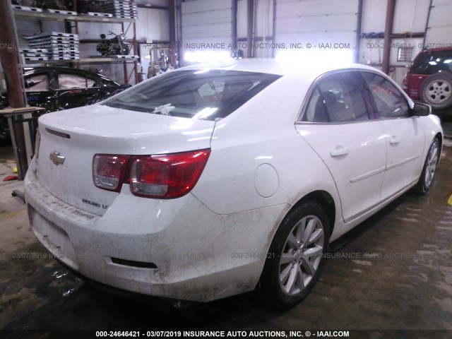 1G11D5SL9FF324155 - 2015 CHEVROLET MALIBU 2LT WHITE photo 4