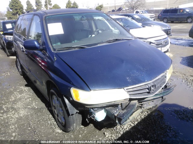 5FNRL18983B116592 - 2003 HONDA ODYSSEY EXL BLUE photo 1