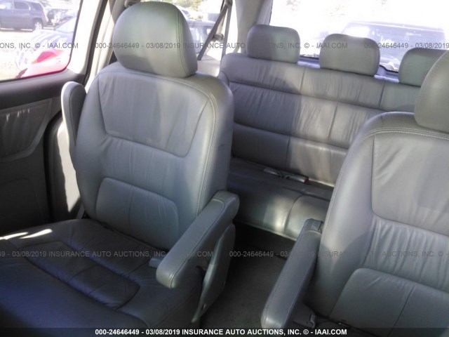 5FNRL18983B116592 - 2003 HONDA ODYSSEY EXL BLUE photo 8