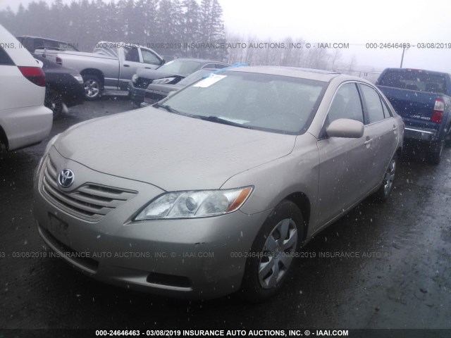 4T4BE46K78R020889 - 2008 TOYOTA CAMRY CE/LE/XLE/SE GOLD photo 2