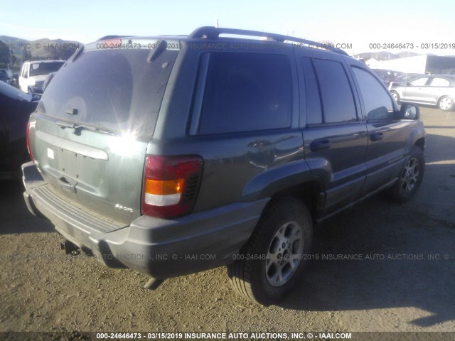 1J4GW38S32C177710 - 2002 JEEP GRAND CHEROKEE SPORT GRAY photo 4