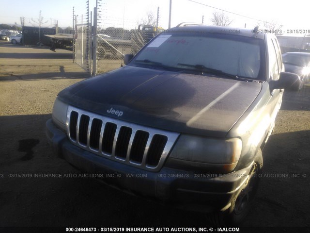 1J4GW38S32C177710 - 2002 JEEP GRAND CHEROKEE SPORT GRAY photo 6