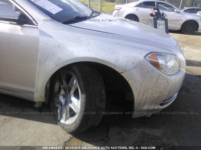 1G1ZC5EB1AF181249 - 2010 CHEVROLET MALIBU 1LT 银色 照片 6