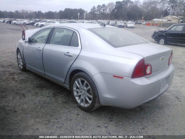 1G1ZG5E78CF285336 - 2012 CHEVROLET MALIBU LTZ ვერცხლისფერი ფოტო 3