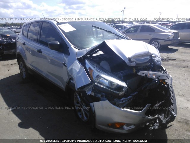 1FMCU0F74HUA58179 - 2017 FORD ESCAPE S SILVER photo 1