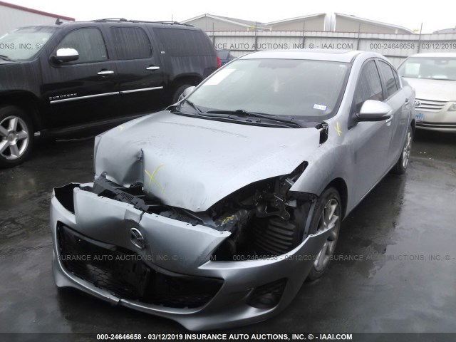 JM1BL1W51C1668882 - 2012 MAZDA 3 S SILVER photo 2