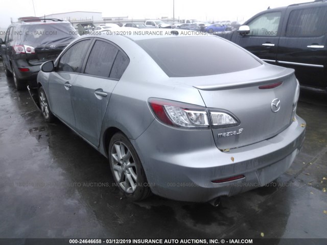 JM1BL1W51C1668882 - 2012 MAZDA 3 S SILVER photo 3