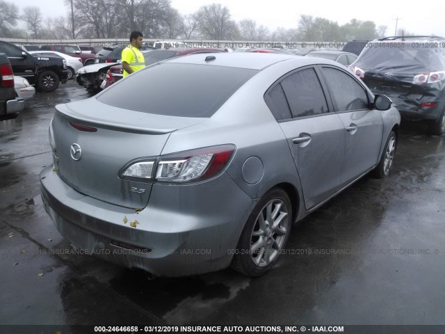 JM1BL1W51C1668882 - 2012 MAZDA 3 S SILVER photo 4