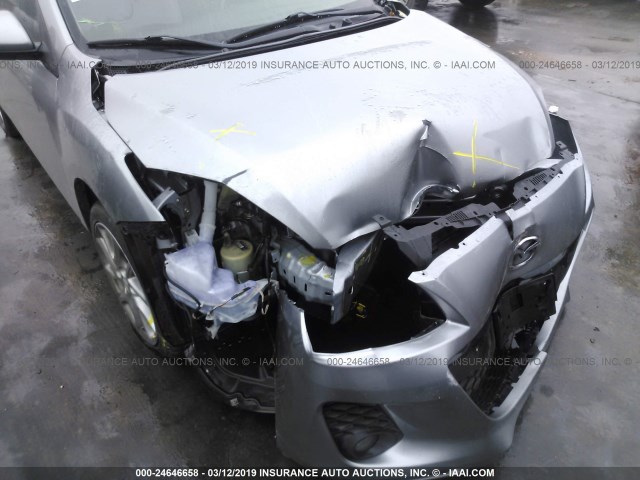 JM1BL1W51C1668882 - 2012 MAZDA 3 S SILVER photo 6