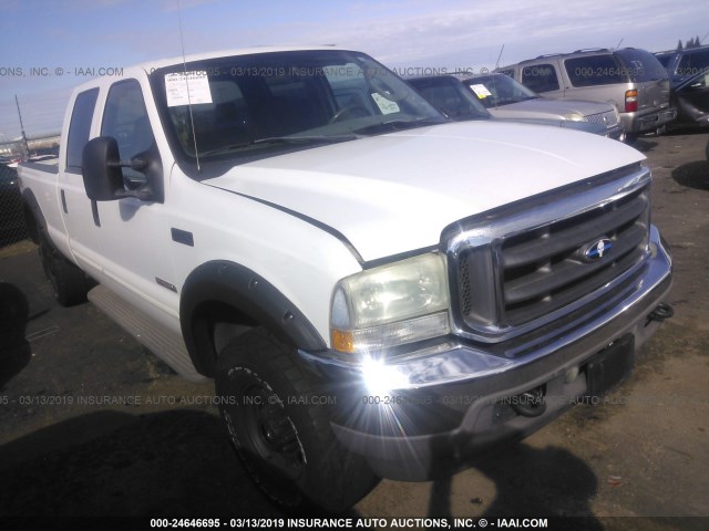 1FTSW31P84EB89364 - 2004 FORD F350 SRW SUPER DUTY WHITE photo 1