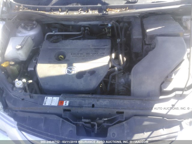 JM1CR29L790353022 - 2009 MAZDA 5 SILVER photo 10