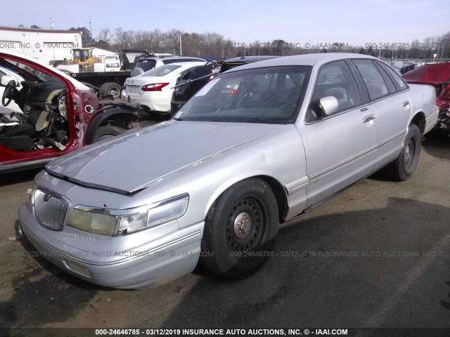 2FALP74WXSX207201 - 1995 FORD CROWN VICTORIA LX SILVER photo 2