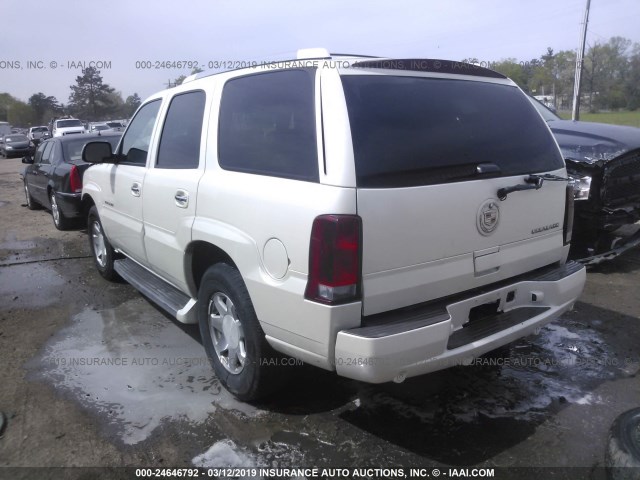 1GYEC63N05R275534 - 2005 CADILLAC ESCALADE LUXURY WHITE photo 3