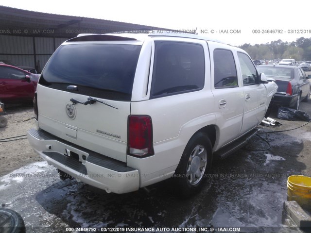 1GYEC63N05R275534 - 2005 CADILLAC ESCALADE LUXURY WHITE photo 4