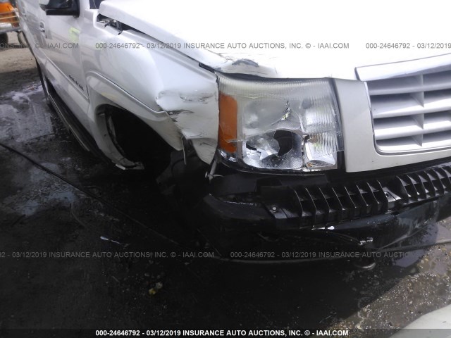 1GYEC63N05R275534 - 2005 CADILLAC ESCALADE LUXURY WHITE photo 6