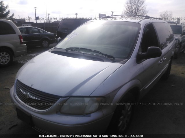2C8GP54L52R523453 - 2002 CHRYSLER TOWN & COUNTRY LXI SILVER photo 2