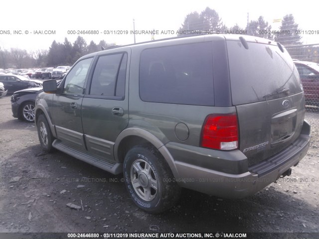 1FMFU18L34LB23679 - 2004 FORD EXPEDITION EDDIE BAUER GREEN photo 3