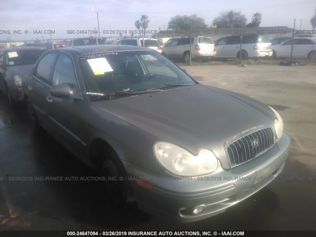 KMHWF25H33A861881 - 2003 HYUNDAI SONATA GL GRAY photo 1