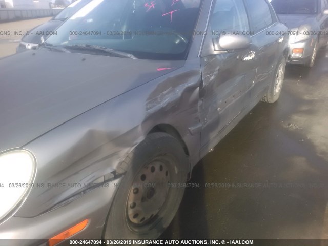 KMHWF25H33A861881 - 2003 HYUNDAI SONATA GL GRAY photo 6