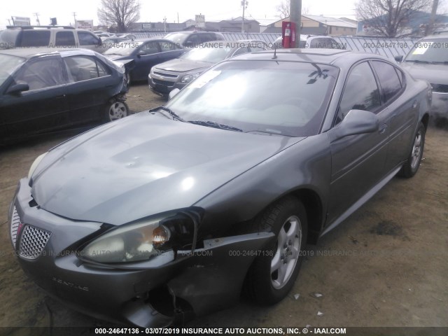 2G2WP522451310413 - 2005 PONTIAC GRAND PRIX GRAY photo 2
