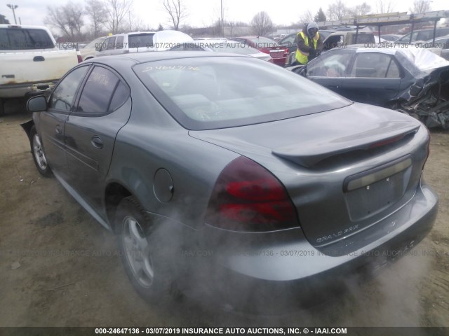 2G2WP522451310413 - 2005 PONTIAC GRAND PRIX GRAY photo 3