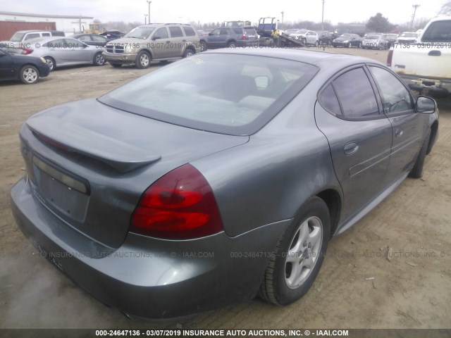 2G2WP522451310413 - 2005 PONTIAC GRAND PRIX GRAY photo 4