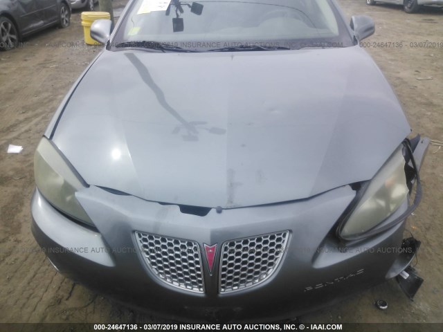 2G2WP522451310413 - 2005 PONTIAC GRAND PRIX GRAY photo 6