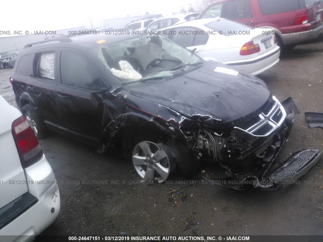 3C4PDCBG6CT364123 - 2012 DODGE JOURNEY SXT BLACK photo 1