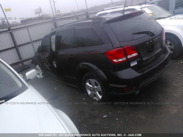 3C4PDCBG6CT364123 - 2012 DODGE JOURNEY SXT BLACK photo 3