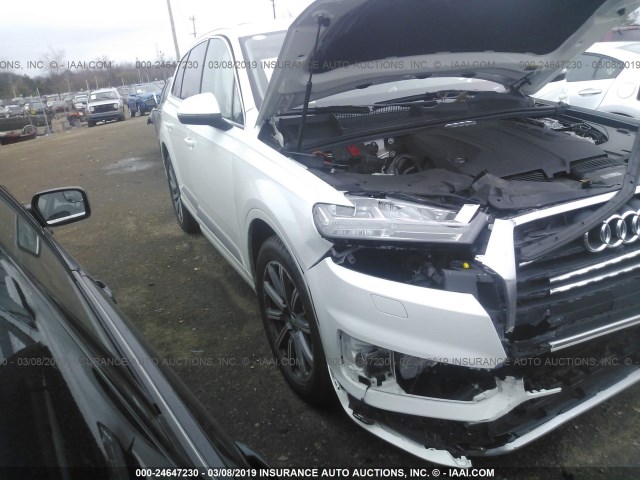 WA1LHAF7XJD030045 - 2018 AUDI Q7 PREMIUM PLUS GRAY photo 1