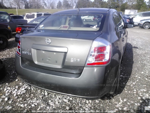 3N1AB61E87L618825 - 2007 NISSAN SENTRA 2.0/2.0S/2.0SL Dark Brown photo 4