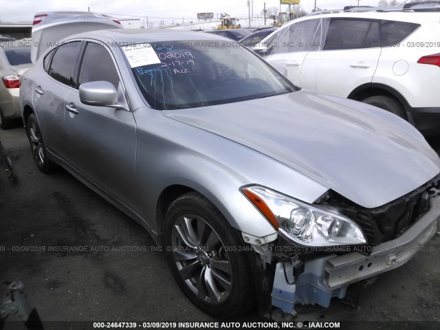 JN1BY1AR2DM601254 - 2013 INFINITI M37 X SILVER photo 1