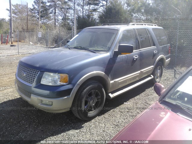 1FMPU17516LA30590 - 2006 FORD EXPEDITION EDDIE BAUER BLACK photo 2