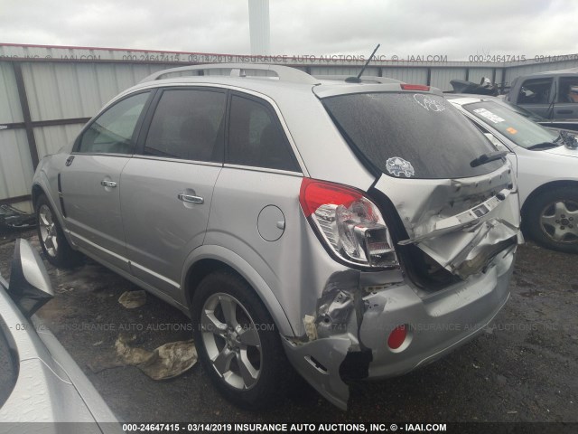 3GNFL4EK0DS528906 - 2013 CHEVROLET CAPTIVA LTZ SILVER photo 3