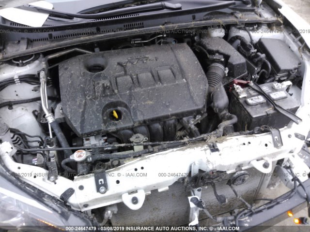 2T1BURHE5JC107912 - 2018 TOYOTA COROLLA L/LE/XLE/SE/XSE 白色 照片 10