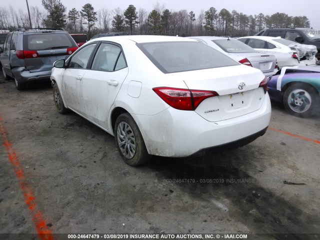2T1BURHE5JC107912 - 2018 TOYOTA COROLLA L/LE/XLE/SE/XSE 白色 照片 3