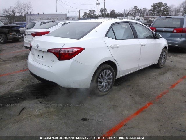 2T1BURHE5JC107912 - 2018 TOYOTA COROLLA L/LE/XLE/SE/XSE 白色 照片 4