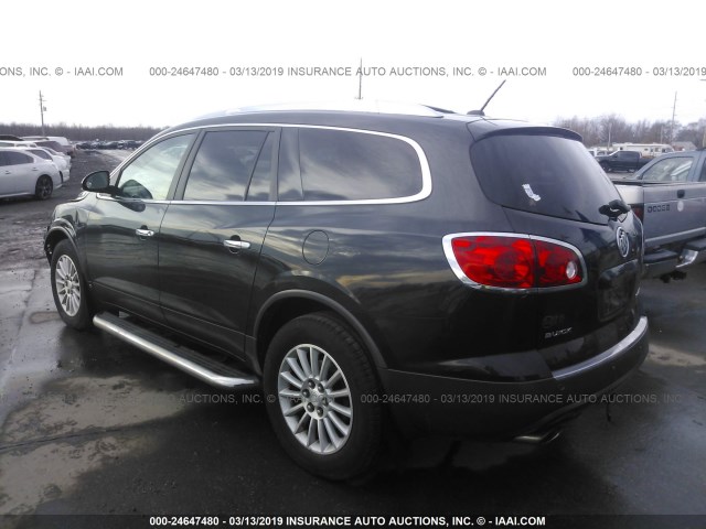 5GAER23D79J193553 - 2009 BUICK ENCLAVE CXL BLACK photo 3