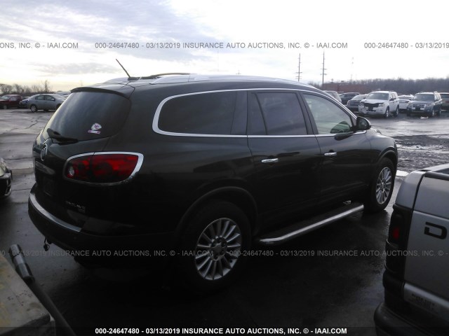 5GAER23D79J193553 - 2009 BUICK ENCLAVE CXL BLACK photo 4