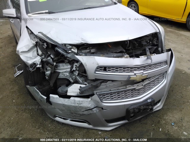 1G11H5SA9DF276897 - 2013 CHEVROLET MALIBU LTZ SILVER photo 6