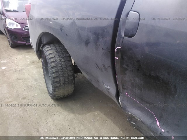 5TFRM5F12AX014189 - 2010 TOYOTA TUNDRA DOUBLE CAB SR5 BLACK photo 6