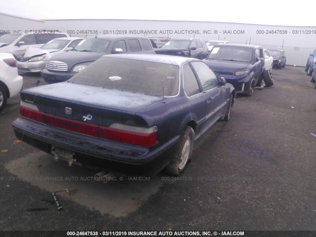 JHMBA4234MC015947 - 1991 HONDA PRELUDE SI BLUE photo 4