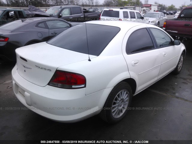 1C3EL56R96N234752 - 2006 CHRYSLER SEBRING TOURING WHITE photo 4