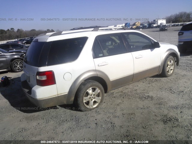 1FMZK02156GA41775 - 2006 FORD FREESTYLE SEL WHITE photo 4