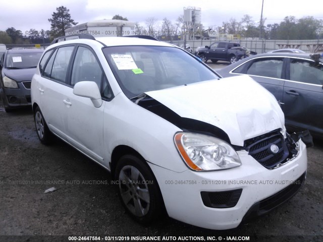 KNAFG528197275058 - 2009 KIA RONDO LX/EX WHITE photo 1