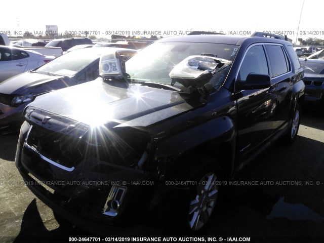 2GKALSEK0C6232258 - 2012 GMC TERRAIN SLE BLACK photo 2