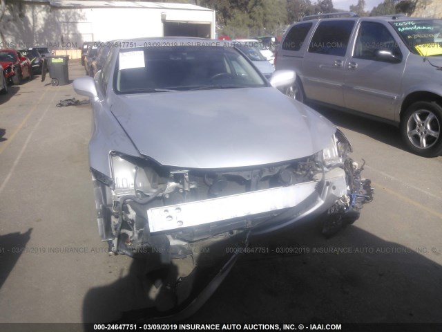 JTHBK262965009863 - 2006 LEXUS IS 250 SILVER photo 6