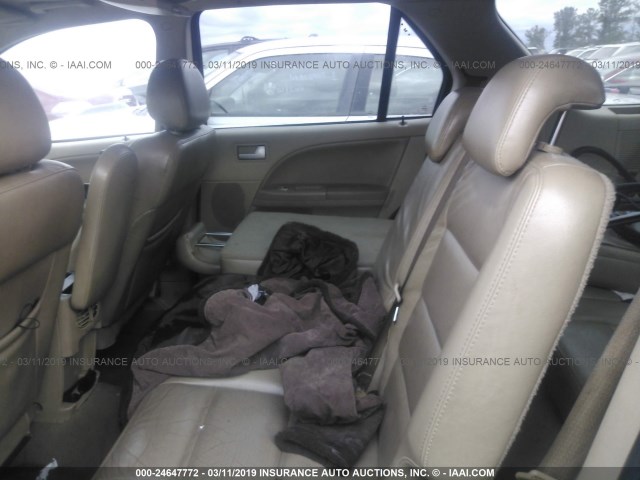 1FMDK03166GA04985 - 2006 FORD FREESTYLE LIMITED BURGUNDY photo 8