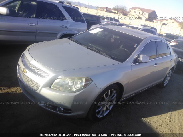 1G1ZE5E73AF302238 - 2010 CHEVROLET MALIBU LTZ SILVER photo 2