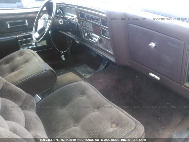 1G3AG69Y3EM781396 - 1984 OLDSMOBILE 98 REGENCY BROWN photo 5